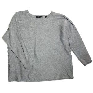 Ribbed knit loose sweater